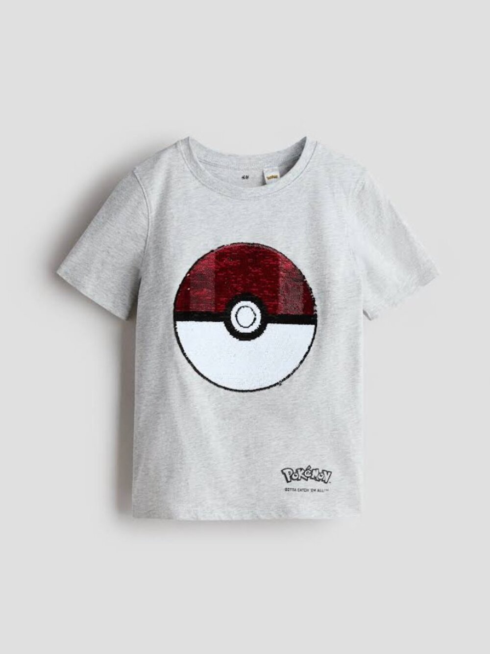 SUPER COOL LICENSED POKEMON Flip-sequin T-shirt Size Medium